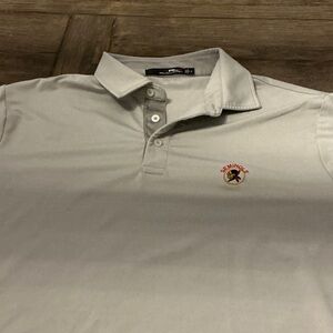 Ralph Lauren Light Gray Polo Shirt from Seminole golf course in Florida